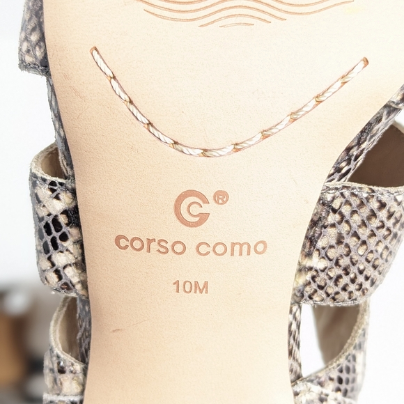 Corso Como leather heeled sandals - Picture 14 of 16